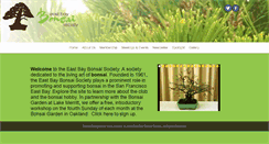 Desktop Screenshot of eastbaybonsai.org